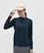 マンシングウェア MUNSINGWEAR ストレッチ毛混モックネック長袖シャツ
