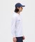 マンシングウェア MUNSINGWEAR 肌面ドライ フィラシス鹿の子 ペンギングラフィックプリント長袖ポロシャツ