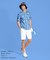 マンシングウェア MUNSINGWEAR サンスクリーンNIRフィラシスリゾート総柄プリント半袖ポロシャツ