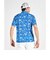 マンシングウェア MUNSINGWEAR サンスクリーンNIRフィラシスリゾート総柄プリント半袖ポロシャツ