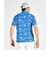 マンシングウェア MUNSINGWEAR サンスクリーンNIRフィラシスリゾート総柄プリント半袖ポロシャツ