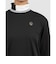 ランバン スポール LANVIN SPORT アシンメトリーデザインハイネック長袖シャツ【防風／吸汗速乾】