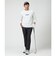 裏起毛ヘリンボーンストレートパンツ