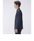 小紋柄プリント長袖シャツ