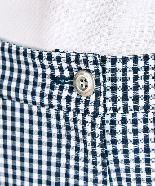 フラッグ&ペンギン飛び柄刺繍パンツ 8分丈｜デサント ストア