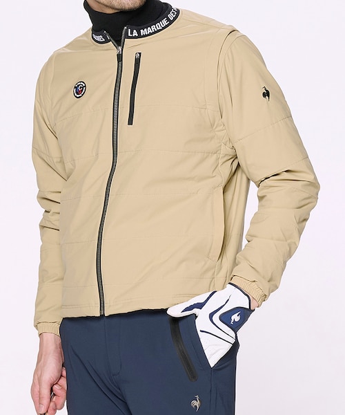 値下げ！【ストレッチフォーサー】中わた2WAYブルゾン le coq sportif golf 【ストレッチフォーサー】2WAYブルゾン
