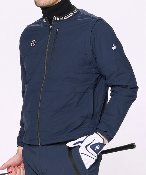値下げ！【ストレッチフォーサー】中わた2WAYブルゾン le coq sportif golf 【ストレッチフォーサー】2WAYブルゾン