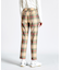 『SEASON COLLECTION』先染めタータンチェックツイルパンツ(9分丈)