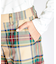 『SEASON COLLECTION』先染めタータンチェックツイルパンツ(9分丈)