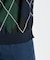 『SEASON COLLECTION』アーガイル/チェック柄ハーフジップセーター
