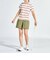 『SEASON COLLECTION』ストレッチマルチボーダースタンドジップ半袖シャツ