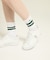 マンシングウェア MUNSINGWEAR ライン入りルーズソックス【交換・返品不可】