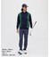 マンシングウェア MUNSINGWEAR 千鳥チェック柄ウエストストレッチパンツ