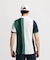 マンシングウェア MUNSINGWEAR マナード×Sunscreen NIR 先染めストライプ半袖シャツ