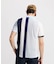 マンシングウェア MUNSINGWEAR マナード×Sunscreen NIR 先染めストライプ半袖シャツ