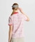 マンシングウェア MUNSINGWEAR Sunscreen NIR フィラシスロゴ総柄プリント半袖ポロシャツ