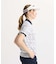 マンシングウェア MUNSINGWEAR Sunscreen NIR フィラシスロゴ総柄プリント半袖ポロシャツ