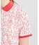マンシングウェア MUNSINGWEAR Sunscreen NIR フィラシスロゴ総柄プリント半袖ポロシャツ