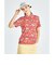 マンシングウェア MUNSINGWEAR Sunscreen NIR フィラシス鹿子リゾートプリント半袖シャツ