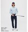 マンシングウェア MUNSINGWEAR 【ORI－ERI】Sunscreen NIR フィラシス鹿の子 長袖ポロシャツ