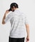 マンシングウェア MUNSINGWEAR Sunscreen NIR フィラシスロゴ総柄プリント半袖ポロシャツ