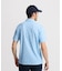 マンシングウェア MUNSINGWEAR 高通気 Sunscreen NIR フットプリント総柄台衿付き半袖ポロシャツ