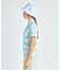 マンシングウェア MUNSINGWEAR Sunscreen NIR チェックプリント半袖ポロシャツ
