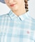 マンシングウェア MUNSINGWEAR Sunscreen NIR チェックプリント半袖ポロシャツ