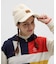 マンシングウェア MUNSINGWEAR ウール混つば付きニットキャップ