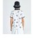 マンシングウェア MUNSINGWEAR Sunscreen NIRジャカード×ペンギン総柄プリント半袖シャツ