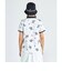 マンシングウェア MUNSINGWEAR Sunscreen NIRジャカード×ペンギン総柄プリント半袖シャツ