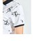 マンシングウェア MUNSINGWEAR Sunscreen NIRジャカード×ペンギン総柄プリント半袖シャツ