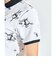 マンシングウェア MUNSINGWEAR Sunscreen NIRジャカード×ペンギン総柄プリント半袖シャツ