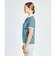マンシングウェア MUNSINGWEAR Sunscreen NIR 先染めボーダー鹿子半袖ポロシャツ