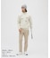 マンシングウェア MUNSINGWEAR 吸湿発熱飛び刺繍ハーフジップカットソー