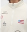 マンシングウェア MUNSINGWEAR 吸湿発熱飛び刺繍ハーフジップカットソー