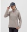 マンシングウェア MUNSINGWEAR 【EASY MIDDLER】スタンドジップハイブリットカットソー