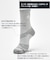 マンシングウェア MUNSINGWEAR ミドル丈 メッシュ編み MoveSox(Arch Spiral) 【交換・返品不可】