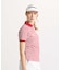 マンシングウェア MUNSINGWEAR マナード×Sunscreen NIR ボーダー飛び柄半袖シャツ