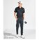 マンシングウェア MUNSINGWEAR ロゴジャカード ストレッチ半袖ポロシャツ