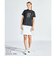 マンシングウェア MUNSINGWEAR Sunscreen NIR ストレッチスムースモックネック半袖シャツ