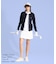 マンシングウェア MUNSINGWEAR 【MUNSINGWEAR's WHITE】ストレッチスカートキュロット