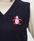 マンシングウェア MUNSINGWEAR バイアス地柄Vネックニットベスト