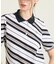 マンシングウェア MUNSINGWEAR 吸汗速乾 バイアスストライプ裾リブ半袖ポロシャツ