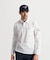 マンシングウェア MUNSINGWEAR ハウンドトゥース柄台衿付き長袖ポロシャツ