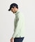マンシングウェア MUNSINGWEAR ハウンドトゥース柄台衿付き長袖ポロシャツ