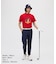 マンシングウェア MUNSINGWEAR 【70周年記念】Sunscreen NIR プリント半袖モックネックシャツ