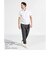 STYLE2833ハウンドトゥース半袖ポロシャツ