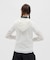 マンシングウェア MUNSINGWEAR ストレッチブロック柄長袖前開きフーディ