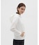 マンシングウェア MUNSINGWEAR ストレッチブロック柄長袖前開きフーディ